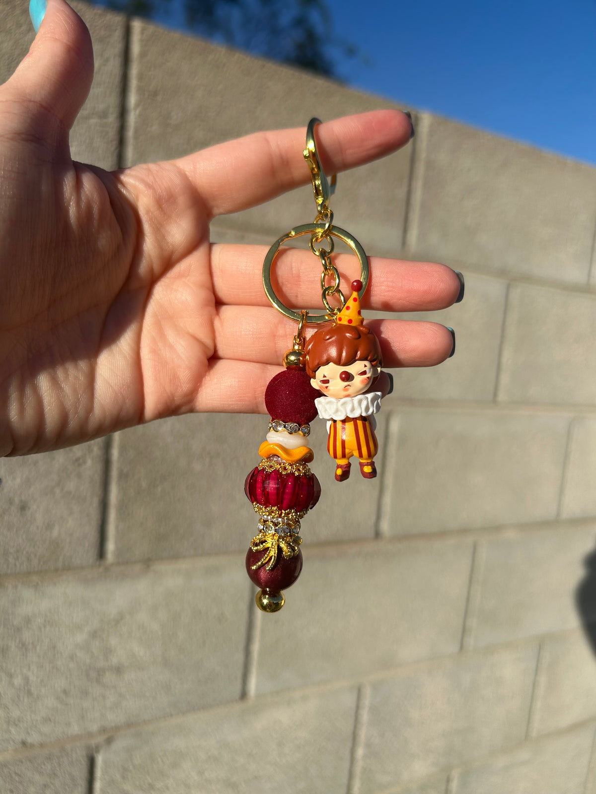 Clown Keychain
