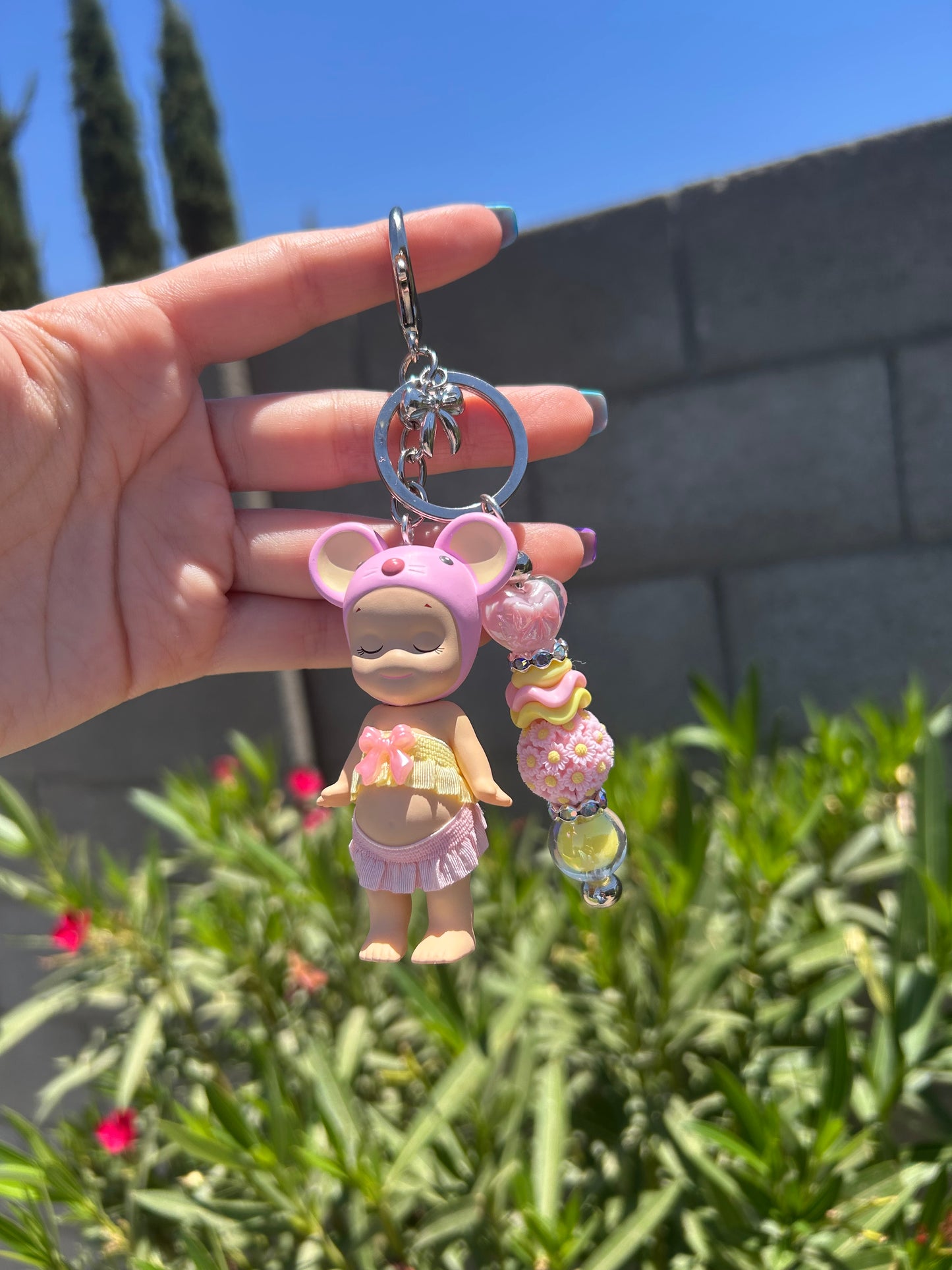 Dreaming Mouse Keychain