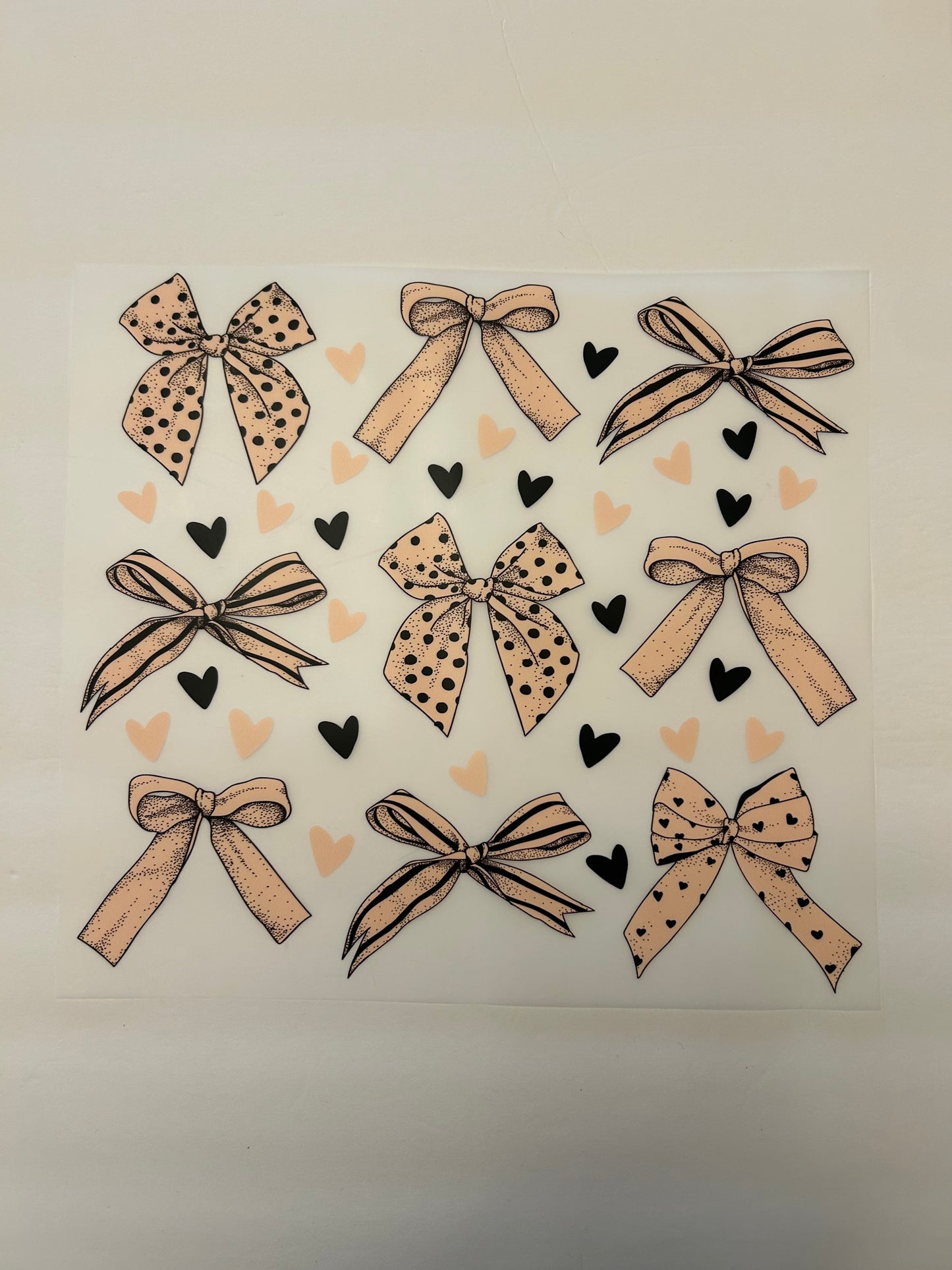 Pink & Black Bows