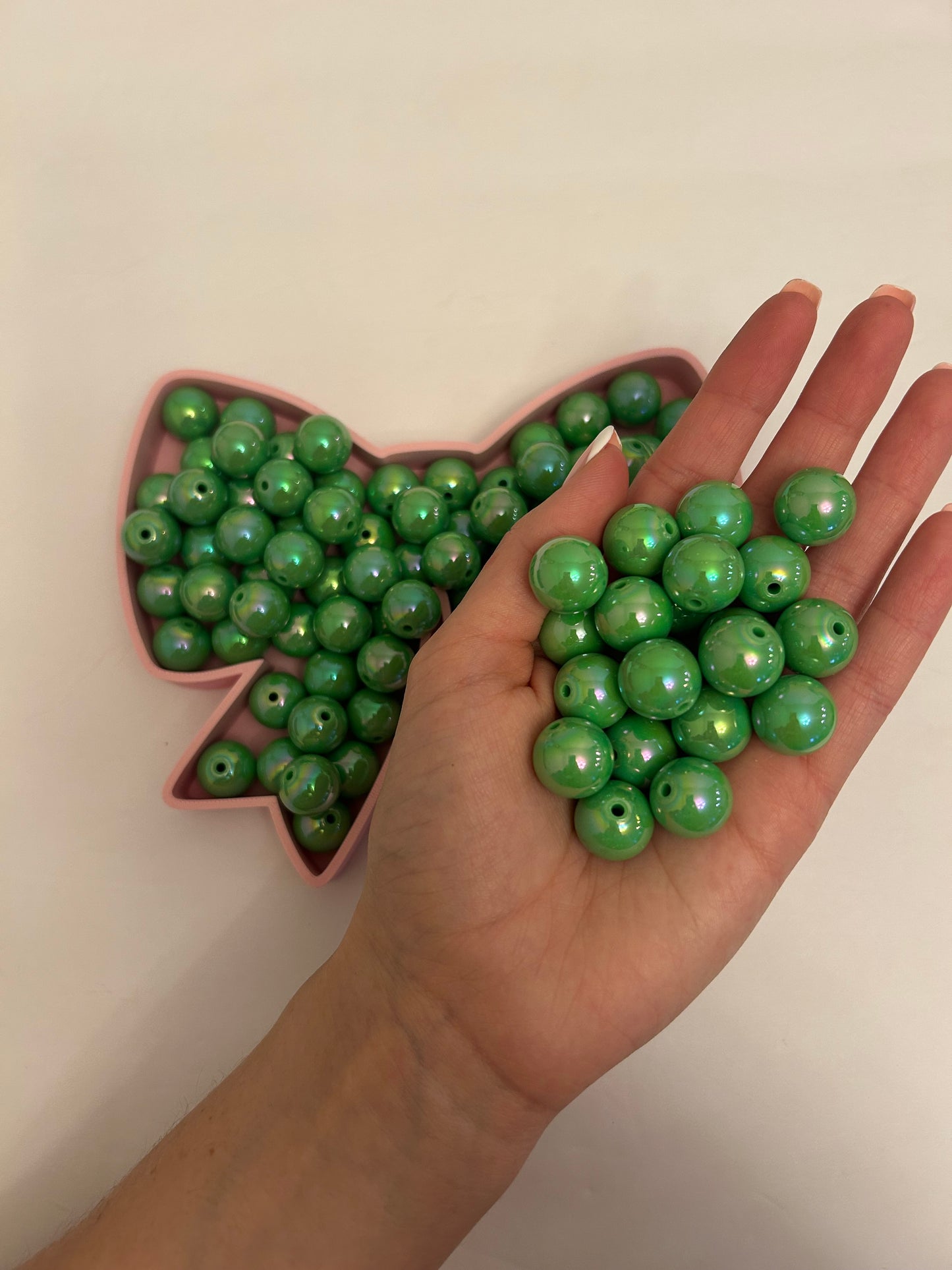 16mm Green Beads