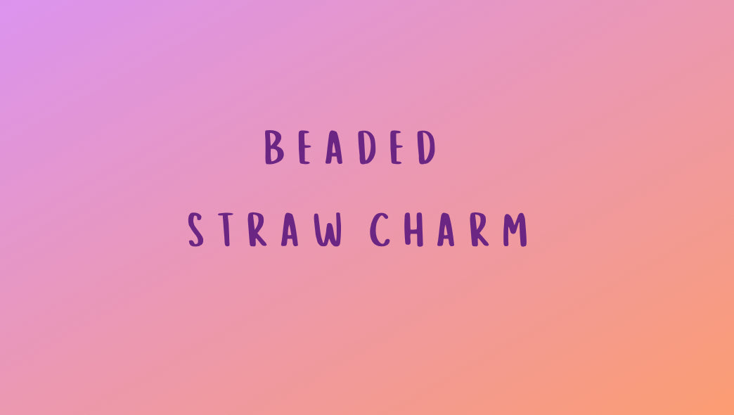 Beaded Straw Charm