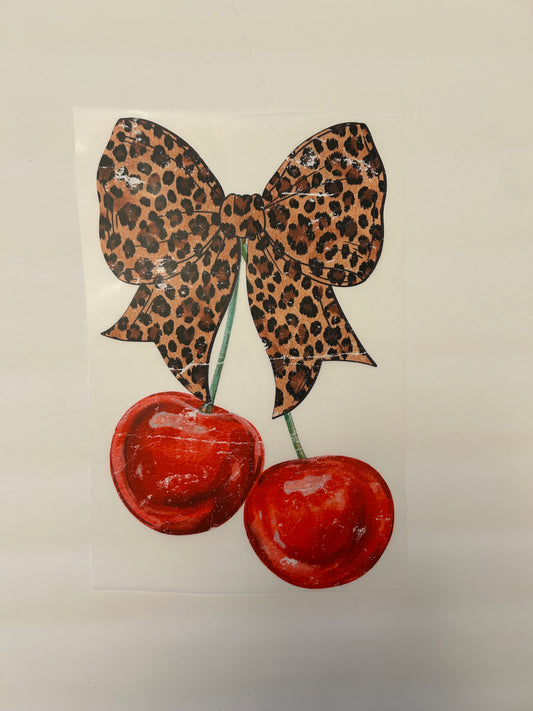 Cheetah Bow Cherry
