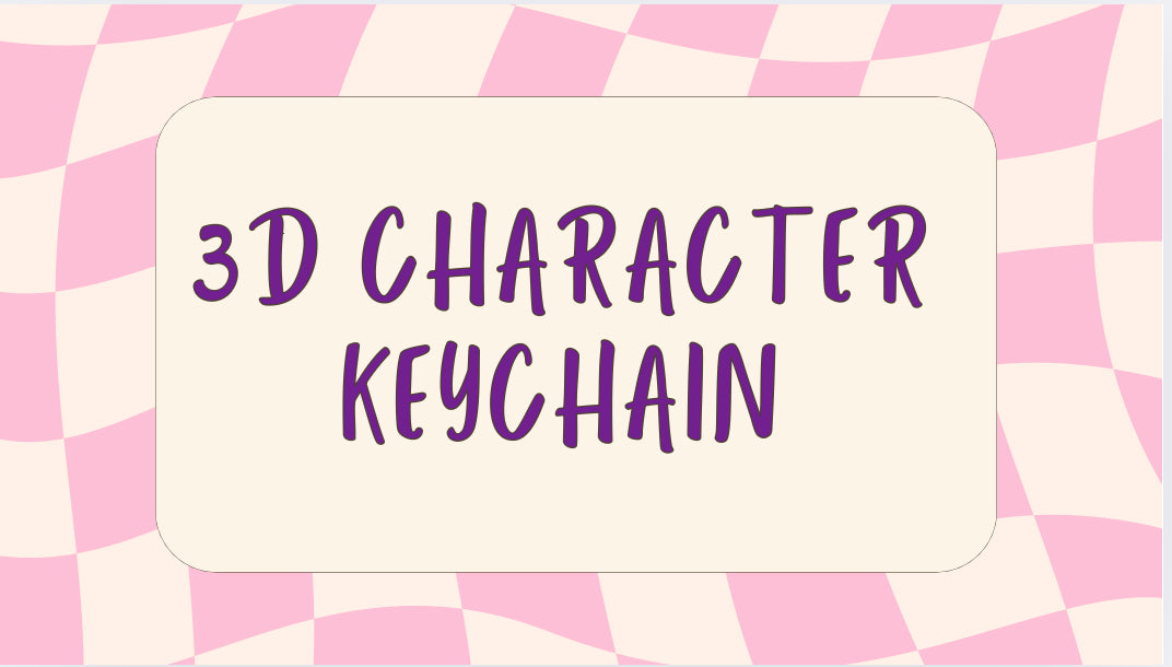 3D Character Keychain