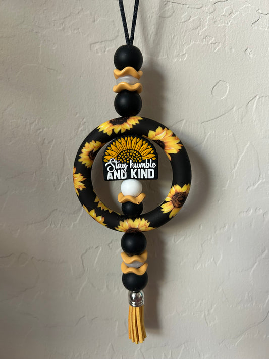 Sunflower Car Charm