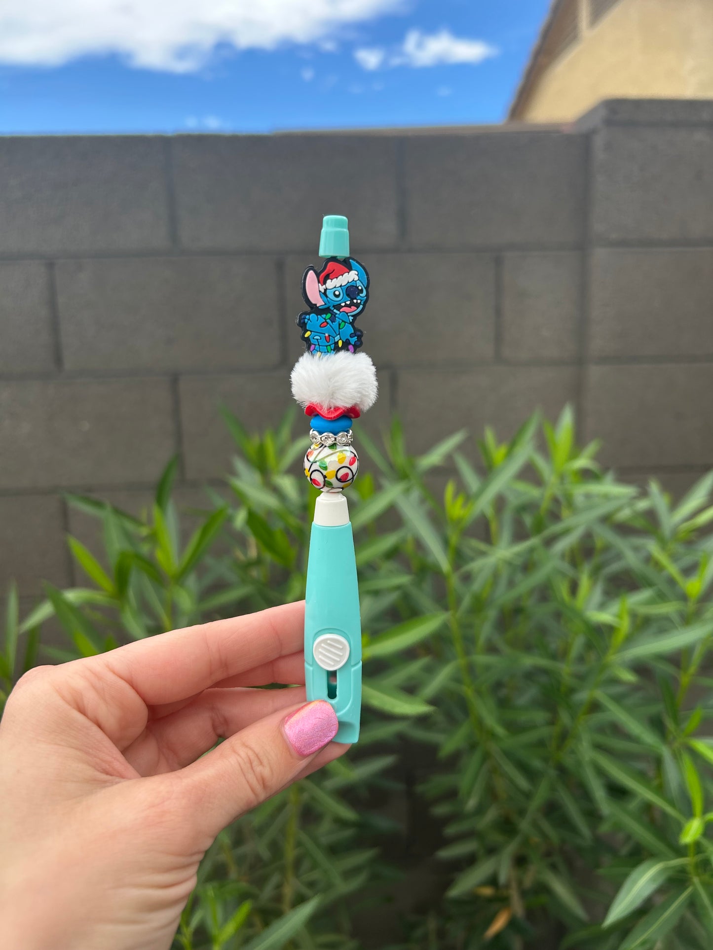 Christmas Blue Guy Box Opener