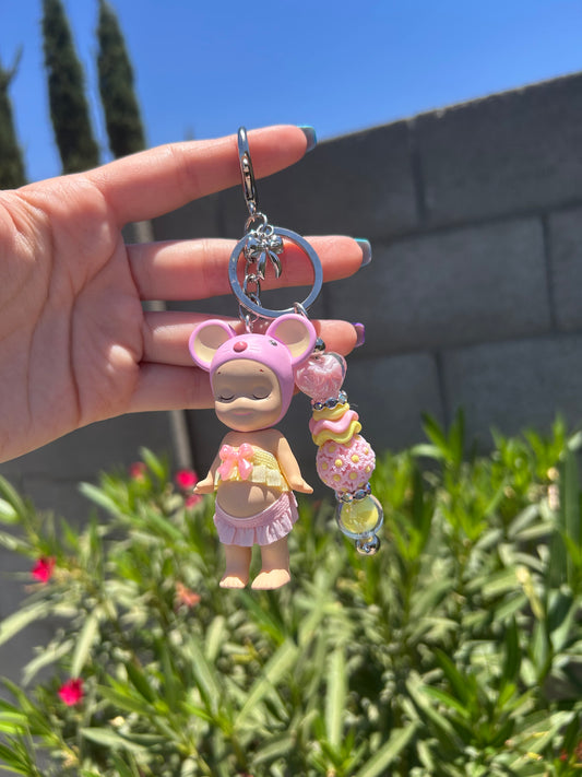 Dreaming Mouse Keychain