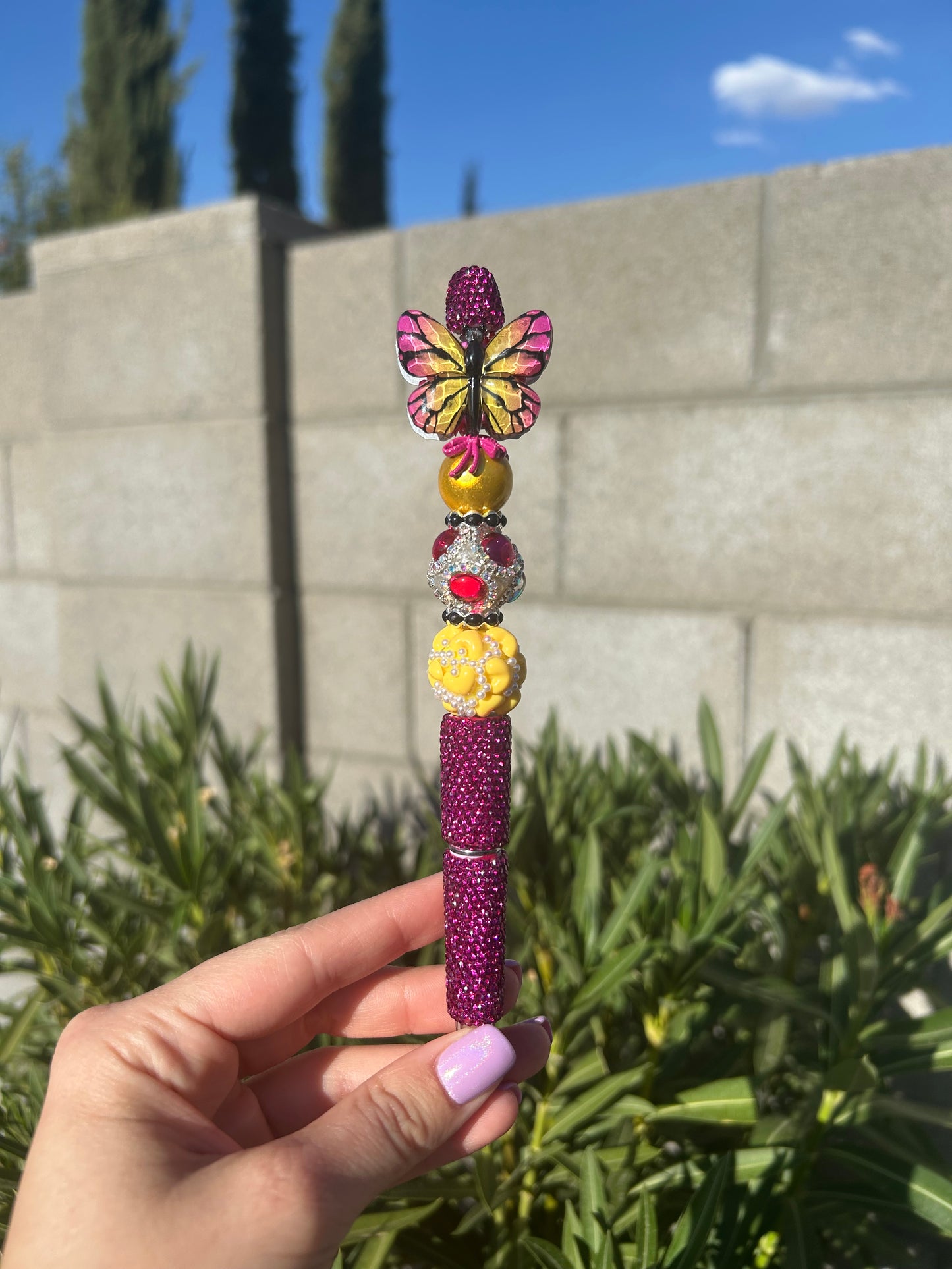 Pink & Yellow Butterfly