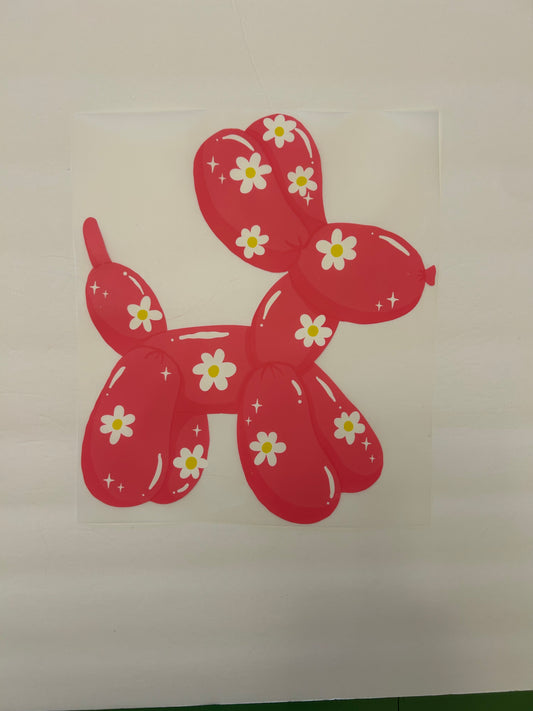 Flower Balloon Dog