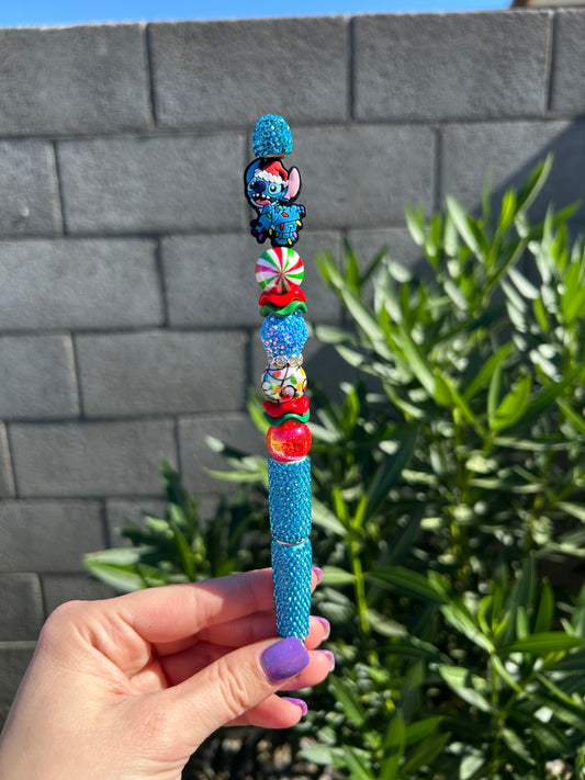 Christmas Blue Alien