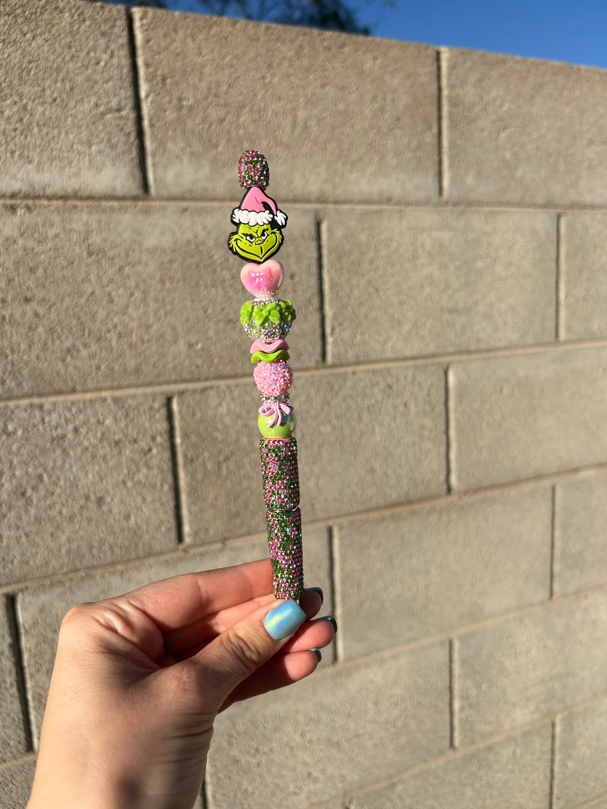 Pink and Green man