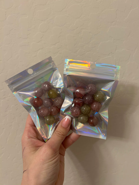 Acrylic Glitter Beads