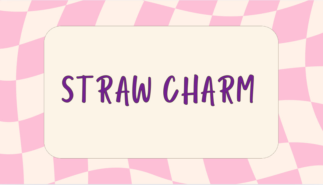 Beaded Straw Charm