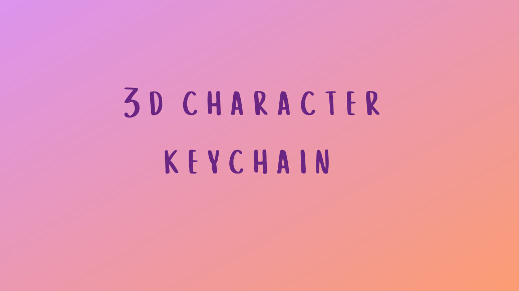 3D Character Keychain